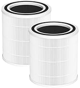 2 Pack AC400 Air Purifi-ers Replacement Filter for Purivortex AC400 Air Purifi-er, 3-in1 H13 True...
