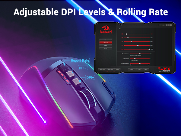 DPI adjustable