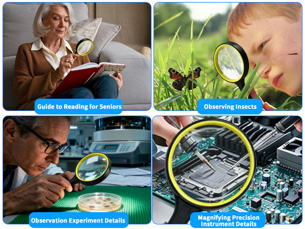 10X Magnifying Glass with Large