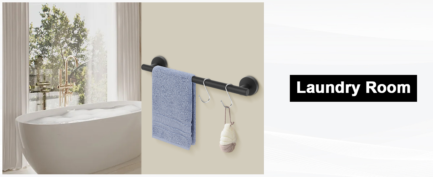 Heavy Duty Towel Holder Wall Mounted