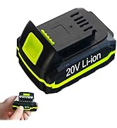 Leisch Life 20V MAX 4.0 Ah Lithium Ion Battery-Pack,Rechargeable Replacement Battery,for All 20V ...