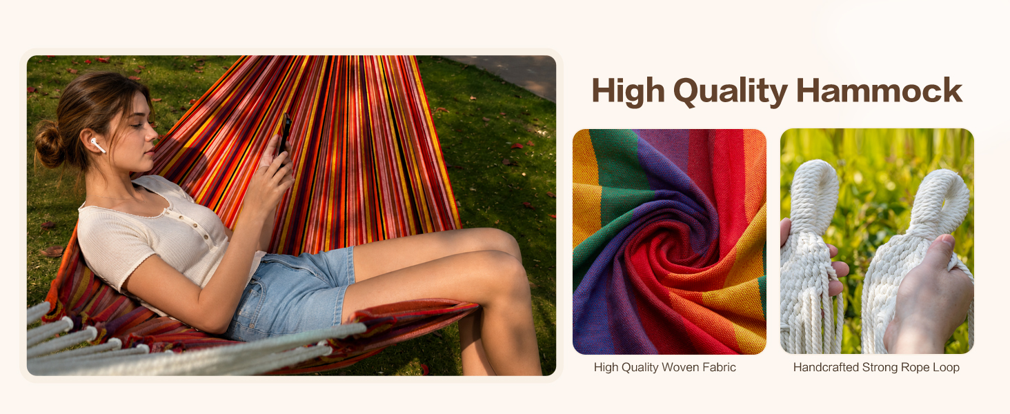 JoyView Brazilian Double Hammock