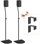Universal Speaker Stands Pair of Height Adjustable Extend 33" to 42" - Speaker Stand with Speaker...