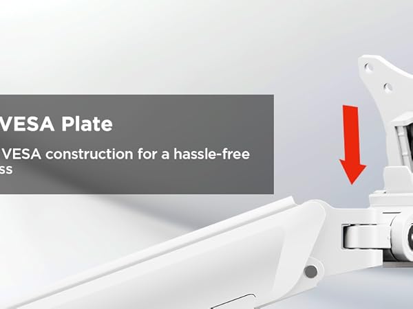 removable vesa plate