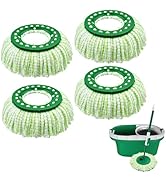 Tornado Mop Head Refills Compatible with Libman Tornado Spin Mop System, Machine Washable &amp; Reusa...