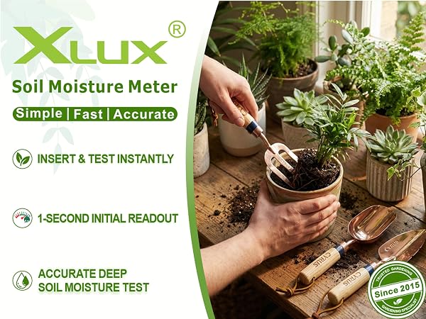 XLUX soil moisture meter