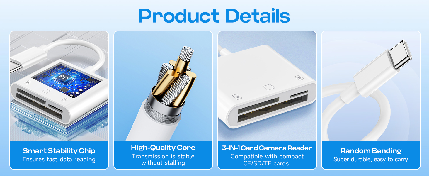 usb c card reader for iphnoe usb c memory card reader camera adapter to iphone digital camera