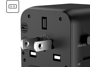 MOMAX Travel Plug Adapter
