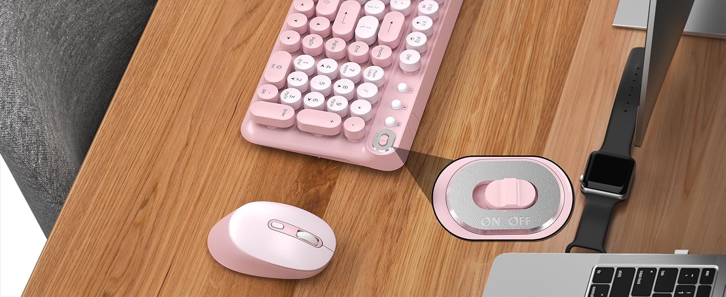Wireless Keyboard and Mouse Combo