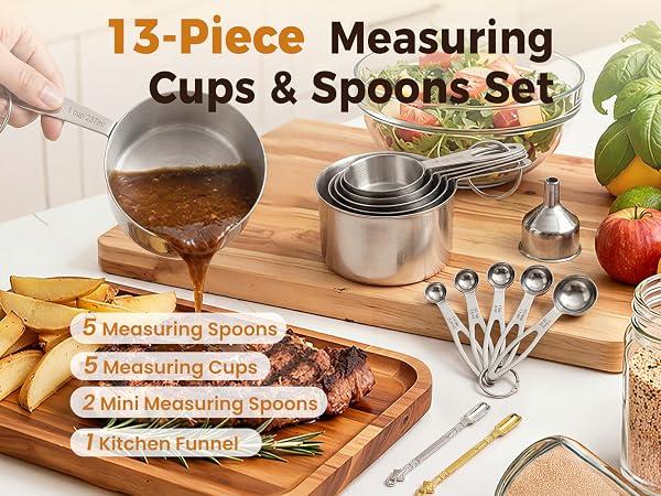 Measuring Cups and Spoons Set