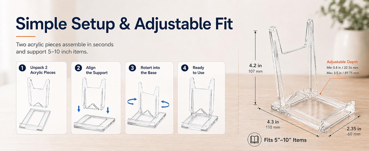 12 Pack Book Display Stand