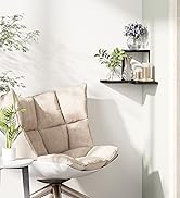 SRIWATANA Rustic Corner Shelf Wall Mounted, 2-Tier Floating Wall Shelves for Bedroom, Living Room...