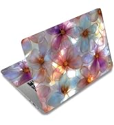 SUPERDANT Laptop Skin Sticker Flowers Laptop Decals Personalized Universal Notebook Computer Wrap...