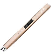 JETPRO Electric Arc Windproof Lighter Flameless USB Rechargeable Lighter with Safety Lock for Can...