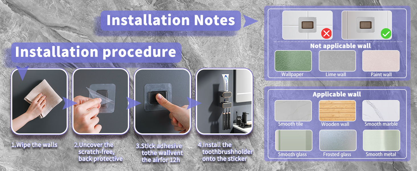 Wall Mounted Electric Toothpaste Dispenser with 3 Toothpaste Slots