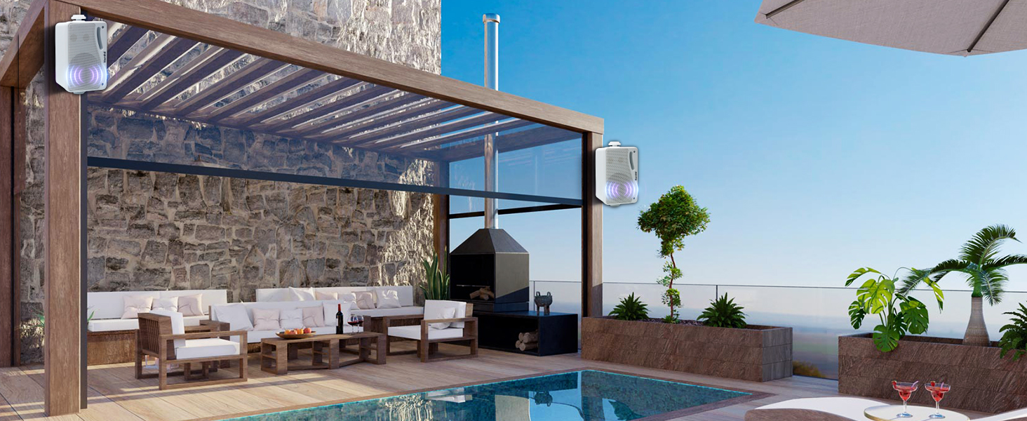 outdoor speakers mountable