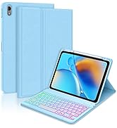GOOJODOQ 7 Backlit Keyboard Case for iPad 10th Gen 10.9" 2022 -Bluetooth Keyboard Case for iPad 2...