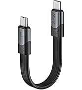 Fasgear Short USB 4 Cable 6-inch/15cm 100W 40Gbps USB C to USB C Cable with 5K@60Hz Video Output ...