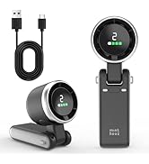 Portable Compact Handheld Fan, 3600mAh, USB Rechargeable Battery Operated, 5 Gears wind, Display ...