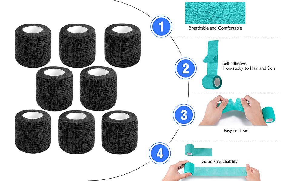 self adhesive bandage wrap