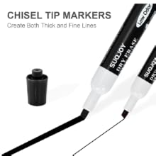 black markers