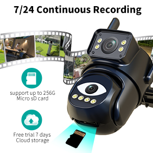 24/7 recording camera