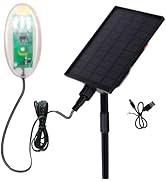 Electric Fence Indicator Light, Solar Fence Alarm with Light Transmission to 1/2 Mile, Very Brigh...