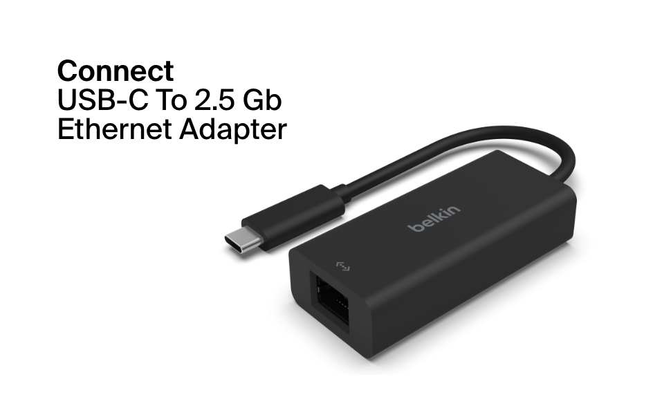 Belkin USB Type C to 2.5gb adapter