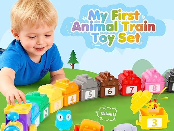 Montessori Learning Toys for 1 2 3 Years Old Boy Girl Toddler