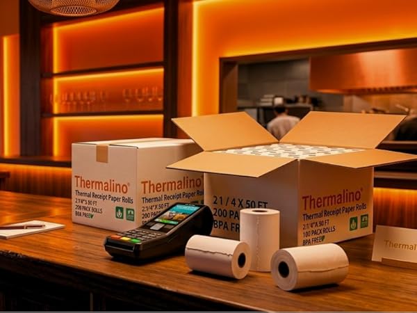 Phomemo printer paper thermalino premium paper thermal paper receipt paper rolls 2 1/4