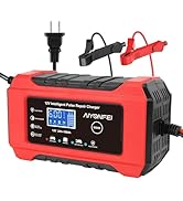 AIYONFEI 6A Car Battery Charger 12V Smart Battery Maintainer Trickle Charger and Battery Desulfat...