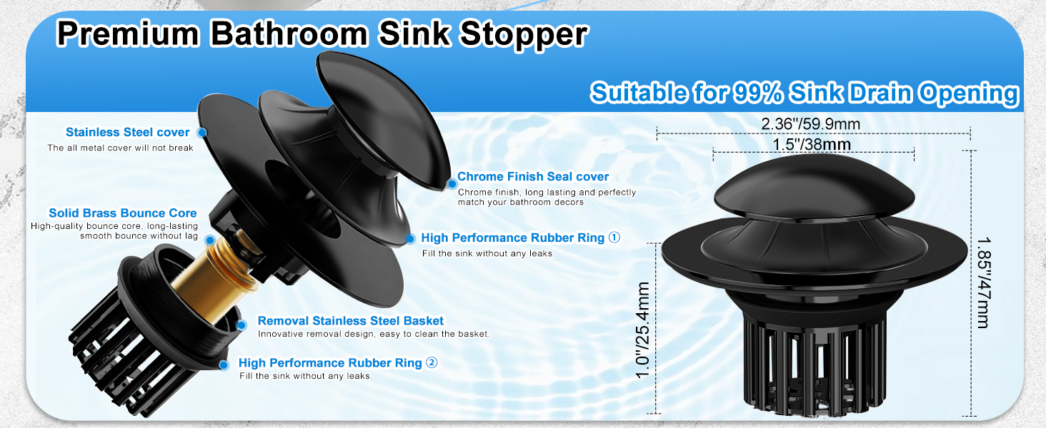 bathroom sink stopper