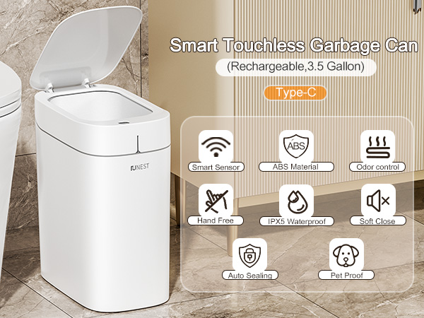 bathroom trash can