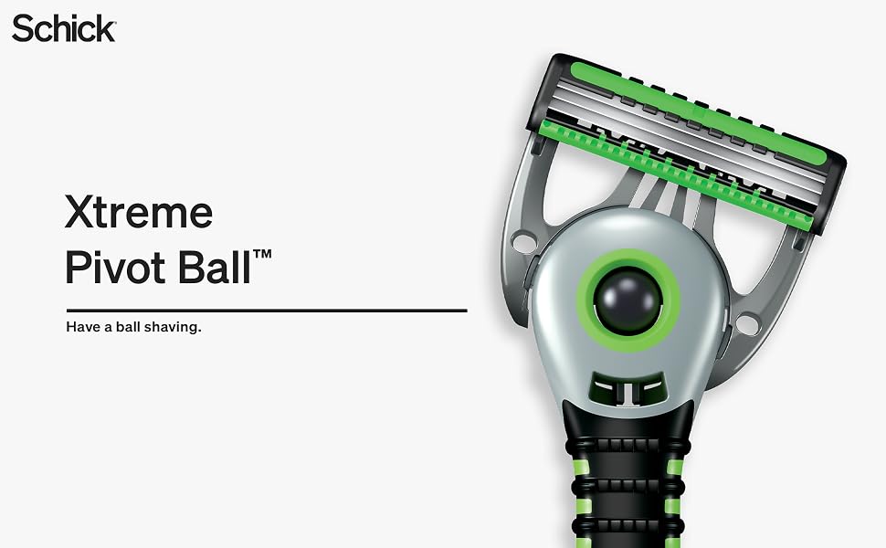 schick Xtreme 3 mens razor face and body pivot ball Gillette mens grooming disposable travel razor