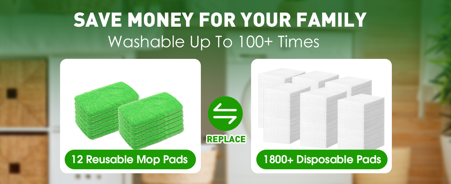 reusable mop pads