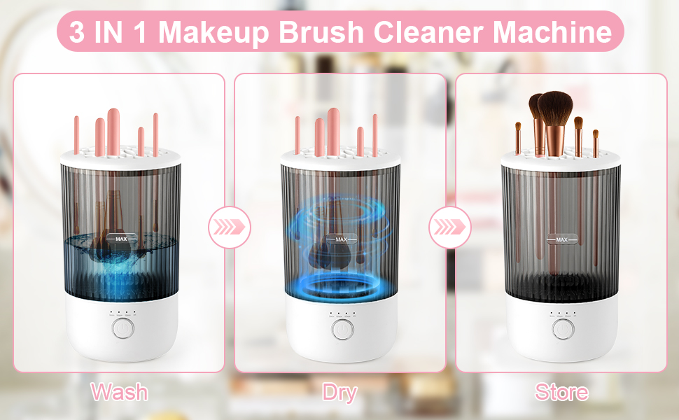 electric makeup brush cleaner