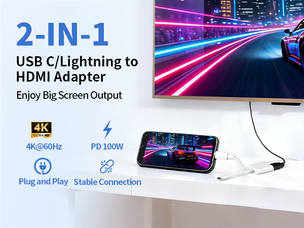 iphone to hdmi adapter lighting to hdmi adapter hdmi to lightning adapter