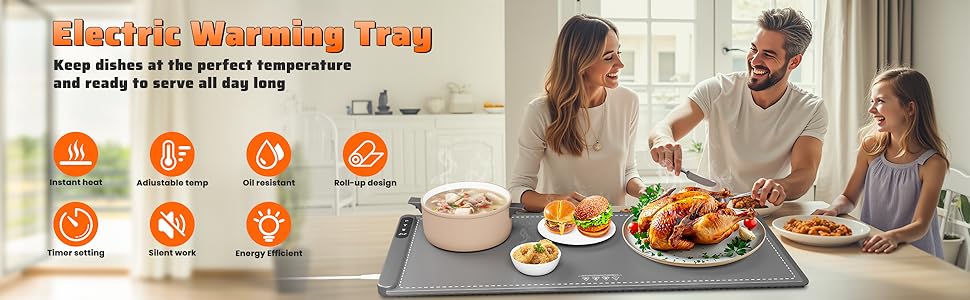 warming mat for food