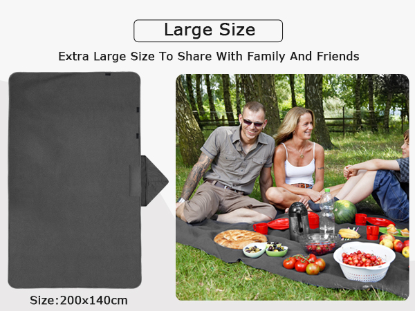 large waterproof stadium blanket