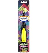 Spinbrush Neon World Kids Toothbrush, Battery-Powered Electric Toothbrush, Soft Bristles, Batteri...