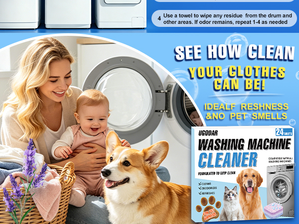 SEE HOW CLEAN YOUR CLOTHES CAN BE!