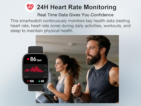 Smart Watch with Sleep Monitor Heart Rate Activity Tracking