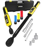 Digital Torque Wrench Set-3/8" &amp; 1/2" Drive Torque Wrench, ±2% Accuracy,1-44 ft-lb/4-250 FT-LB, B...