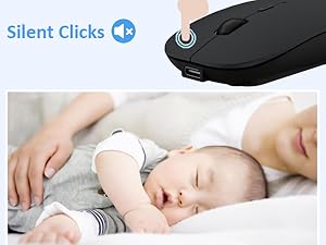 bluetooth mouse silent click