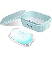 PEISAINOX Travel Soap Case, Leakproof Soap Container with Lid, Portable Bar Soap Holder for Trave...
