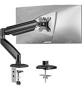 ErGear Single Monitor Arm, Adjustable Monitor Mount for 13–49 inch Screens, Computer Monitor Stan...