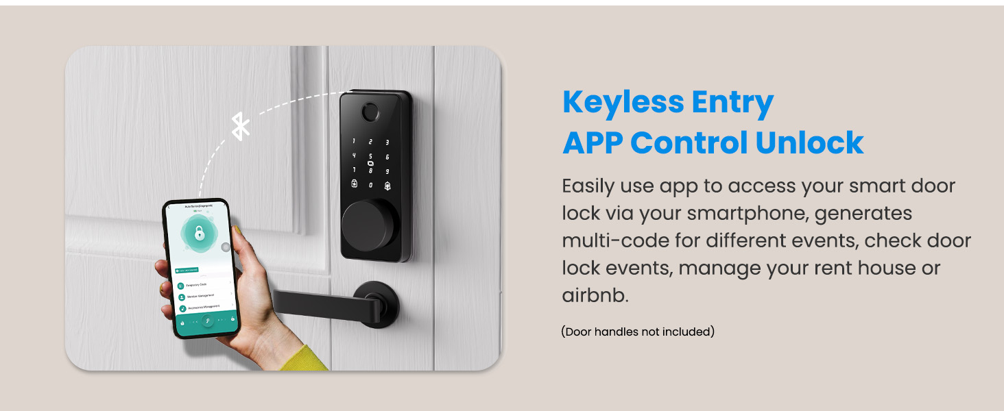 keyless entry door lock