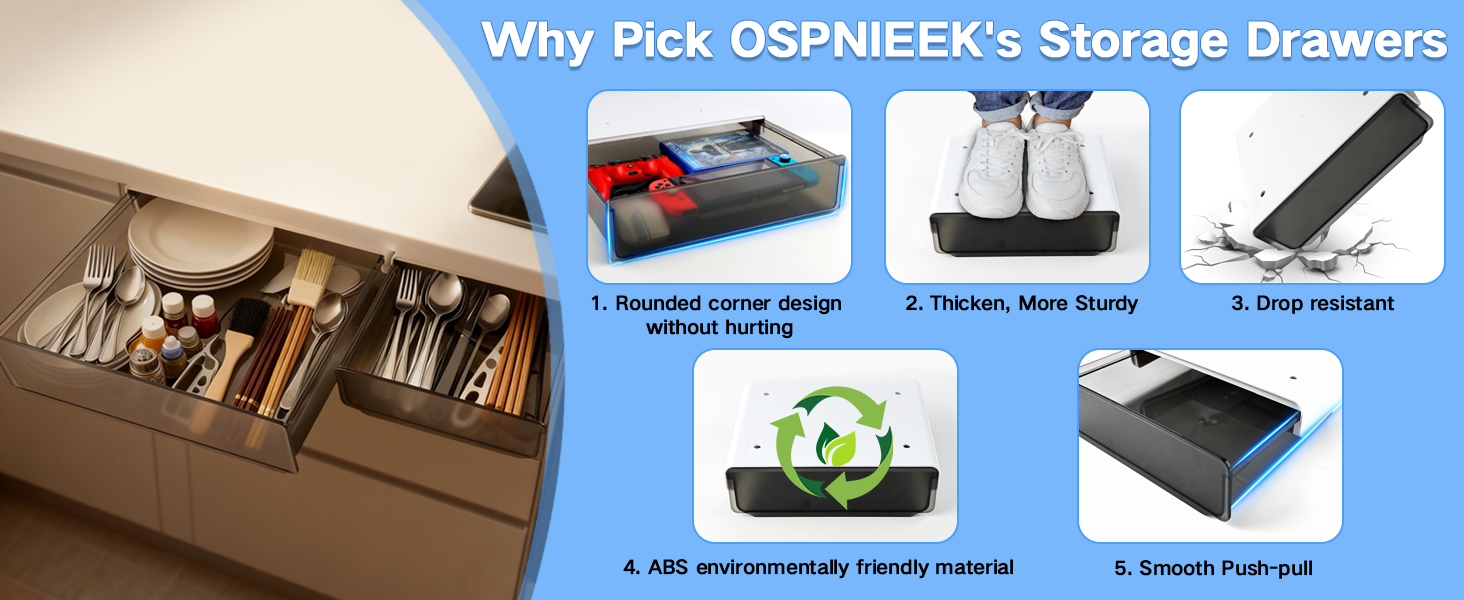 Slide Out Desk Drawers