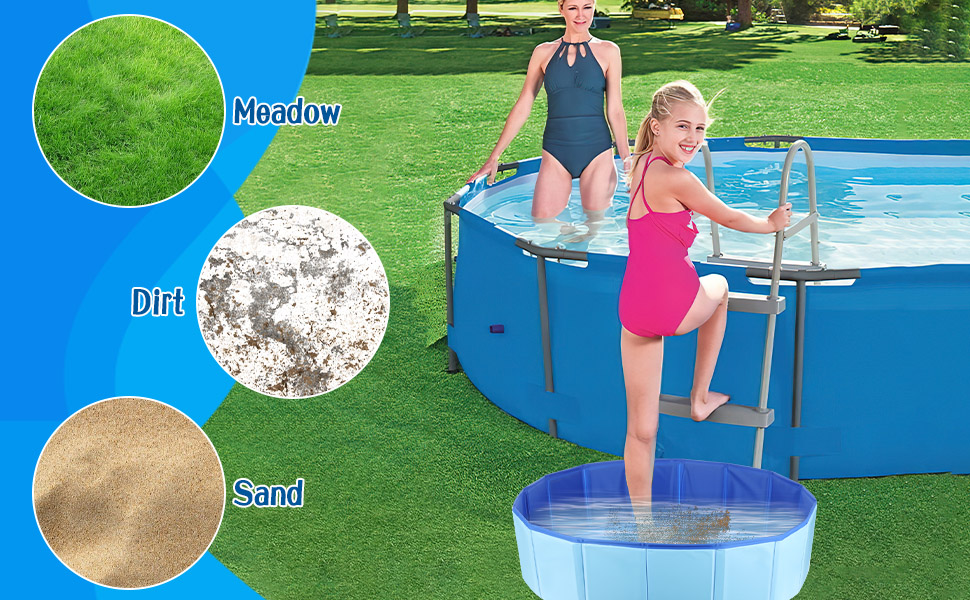Collapsible Pool Foot Wash Basin Tub
