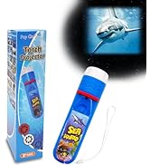 Pup Go Sea Life Animals Torch Projector with 3 Discs 24 Images, Shark Toy for Boys, Sea Creatures...